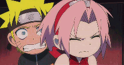 Sakura e il virile Naruto